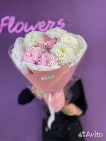 Букеты Хризантема Flowers124 Доставка Красноярск