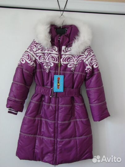 Пальто зимнее danilo для девочки (новое)