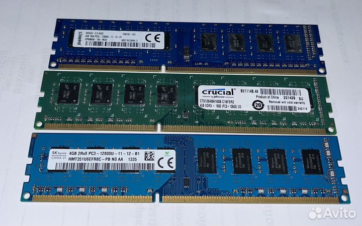 Оперативная память DDR3 4GB