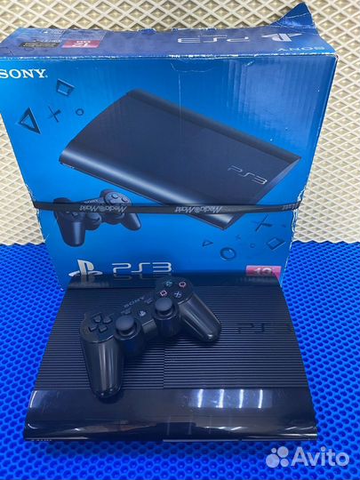 PS3 SuperSlim 500gb + 65 игр