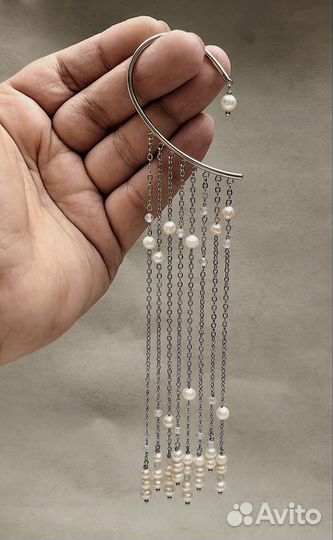 Кафф с жемчугом