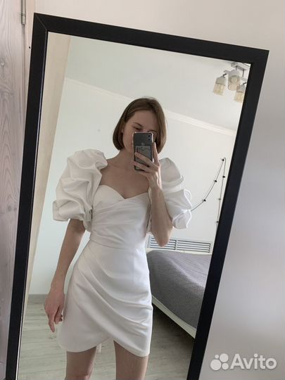 Свадебное платье 40 42 короткое