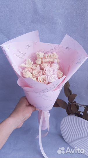 Букет из шоколадных цветов