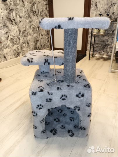 Домик для кота с когтеточкой