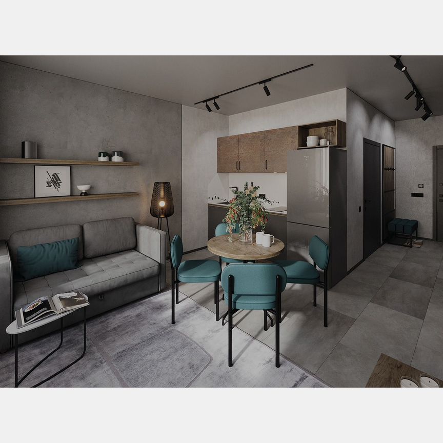 Апартаменты-студия, 37,1 м², 2/13 эт.