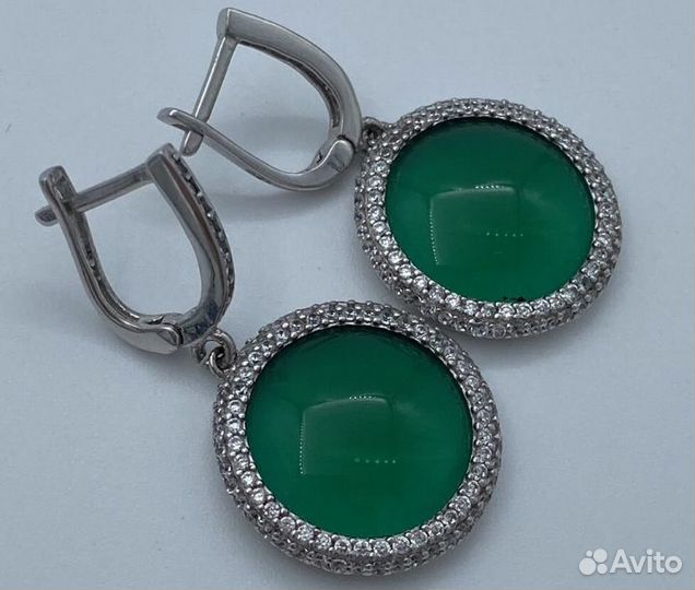 Серьги серебро