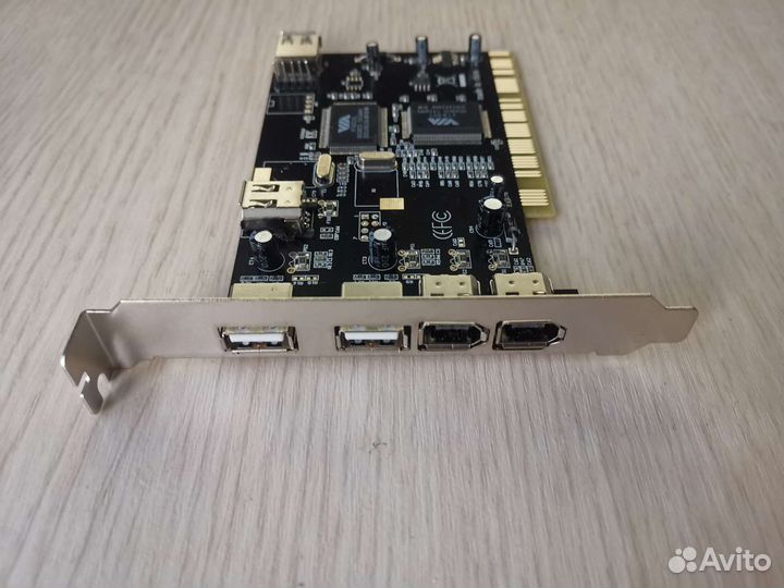 Контроллер VIA combo PCI card USB FireWire 1394