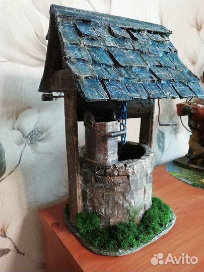 Колодец интеръерный, поделка