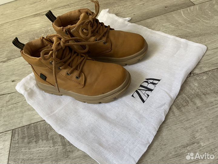 Ботинки zara для мальчика 26