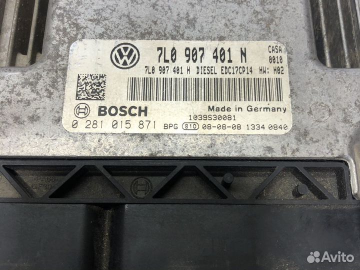 Блок управления двигателем Volkswagen Touareg 3.0