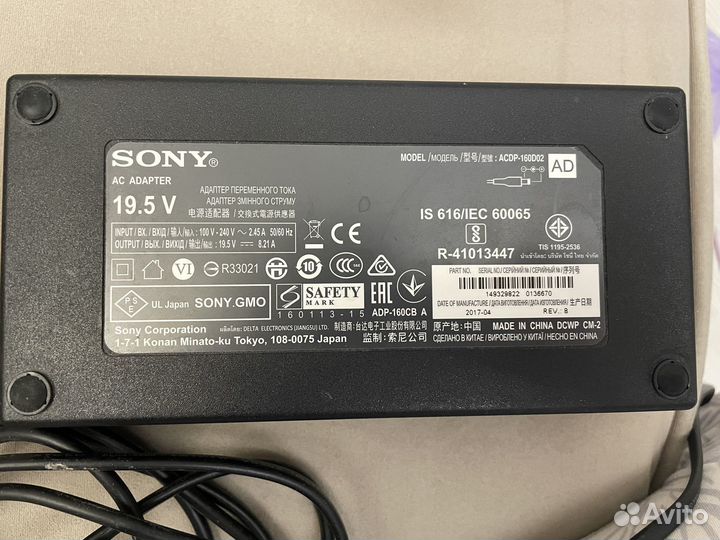 Блок питания acdp-160D02 для тетевизора sony
