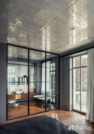 Стеклянные перегородки