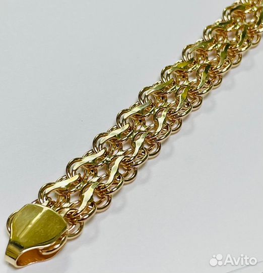 Новый Браслет Кардинал Б100 Двухрядный Размер: 18
