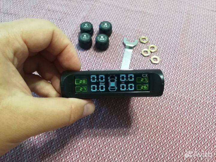 Датчики давления шин (наружные)