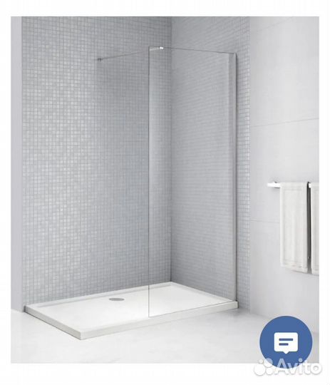 Душевая перегородка из закаленного стекла