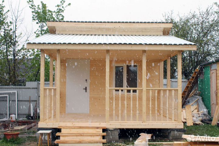 Одноэтажный каркасный 9000х9000