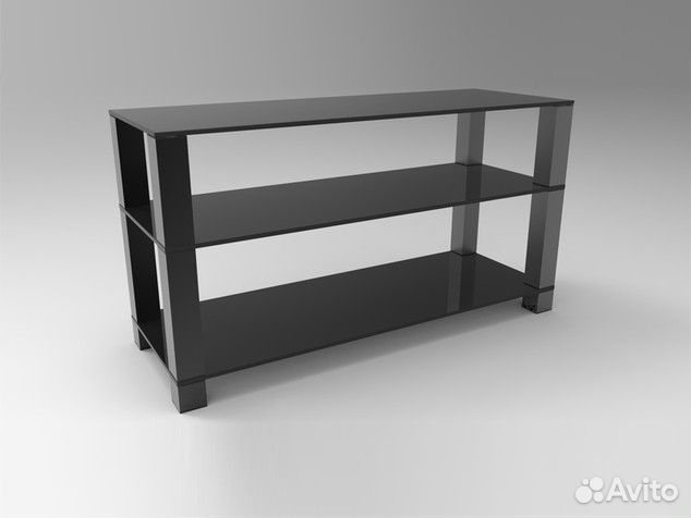 Тумба стеклянная для большого тв ТК 110.3/4