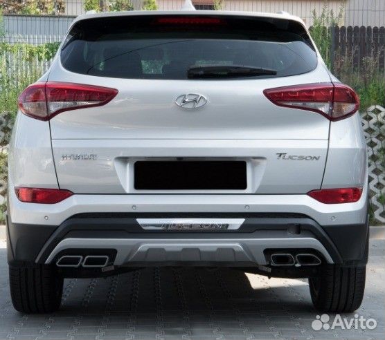 Накладки на бампера Hyundai Tucson 2015-2018