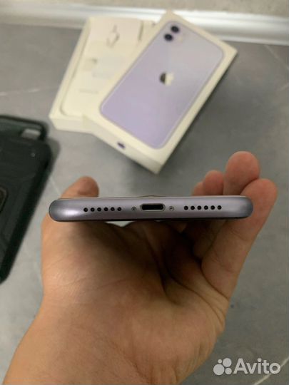 iPhone 11 128gb фиолетовый идеальное состояние