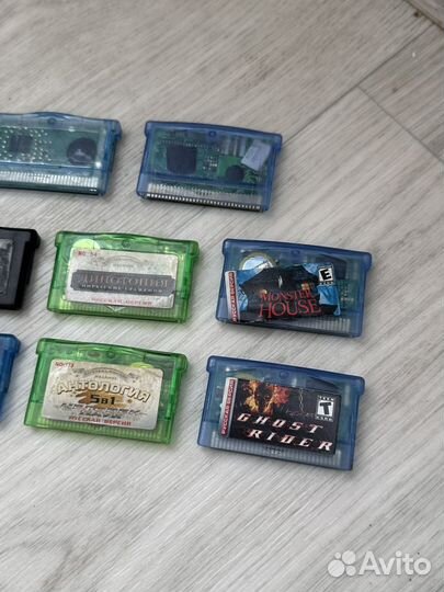 Gameboy advance картриджи с играми