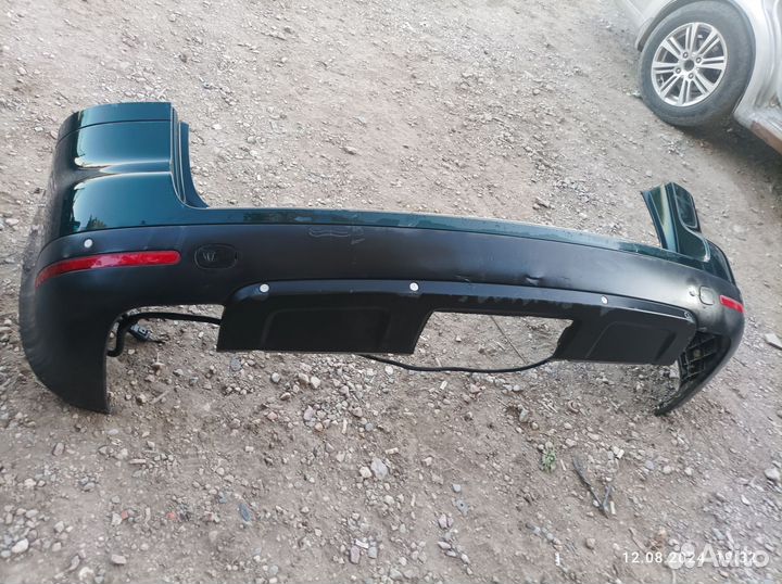 Бампер задний VW Touareg. В сборе. Парктроники