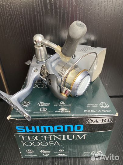Катушка shimano technium 1000 fa