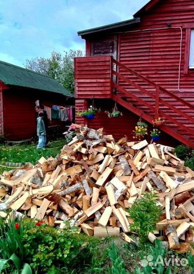 Дрова Ольха от 1 куба с доставкой в Выборге любого