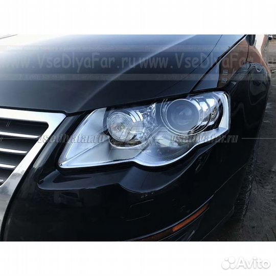 Стекло для фары Volkswagen Passat B6 (2005-2010) Л
