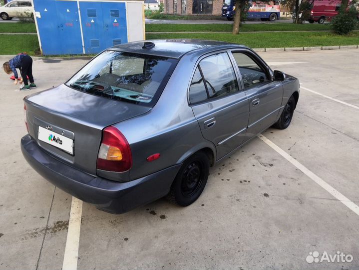Hyundai Accent 1.5 AT, 2001, 130 000 км