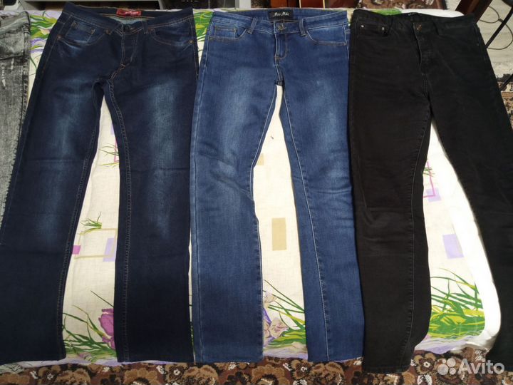 Джинсы 46 размер (4 пары)