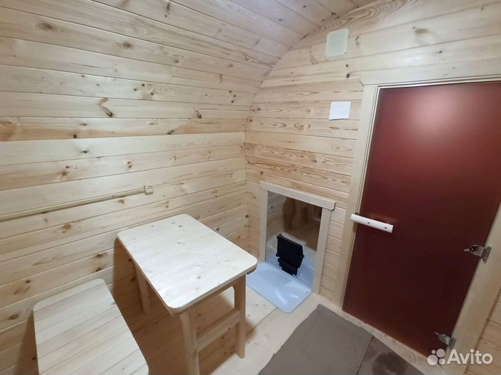Баня бочка 4 м под ключ. Производство в Екб