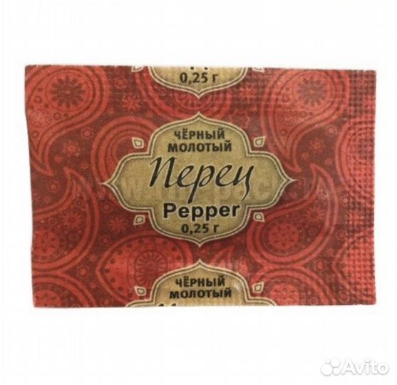 Сахар, соль, перец порционные в стиках