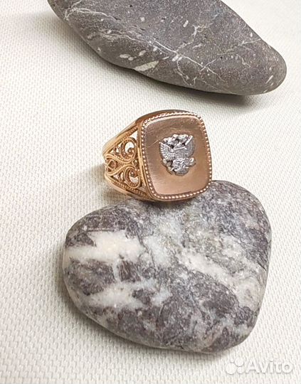 Мужская печатка золото 585