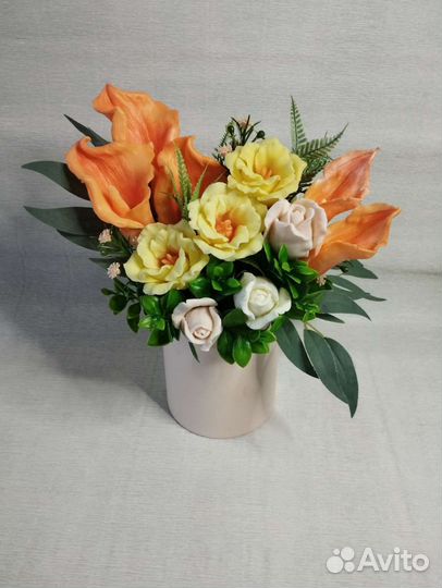 Букет из мыла