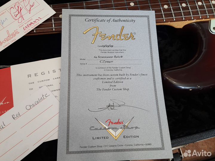 64 Stratocaster Relik Custom Shop