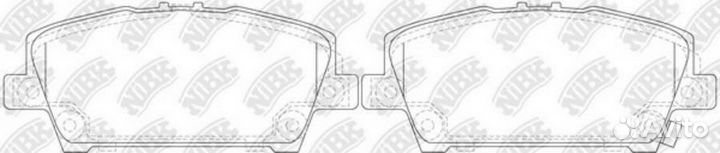 Колодки NiBK PN8866 nibk PN8866