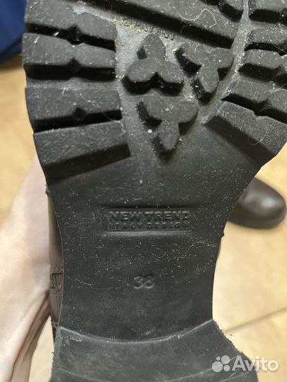 Полусапоги женские зимние 38