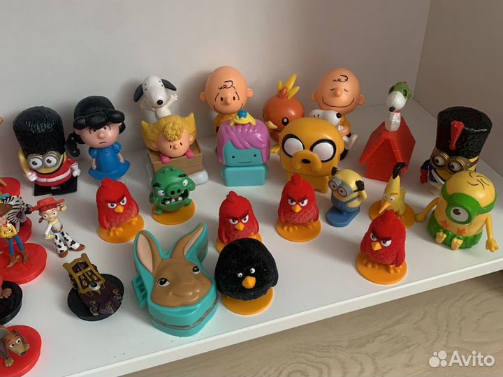 Фигурки для стаканов из кинотеатра