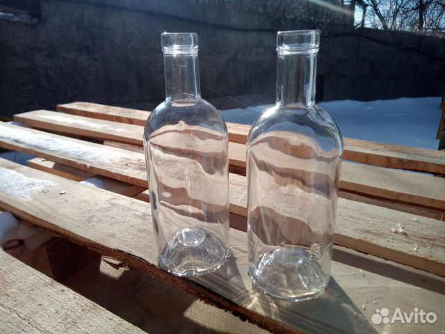 Бутылка стеклянная Абсолют 0.5