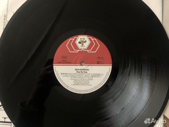 Den Harrow Day By Day виниловая пластинка
