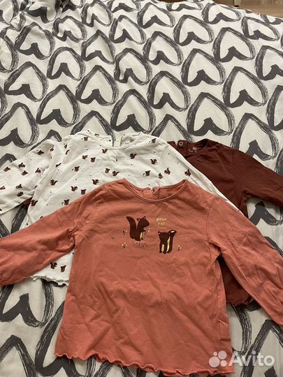 Лонгслив для девочки 92 98