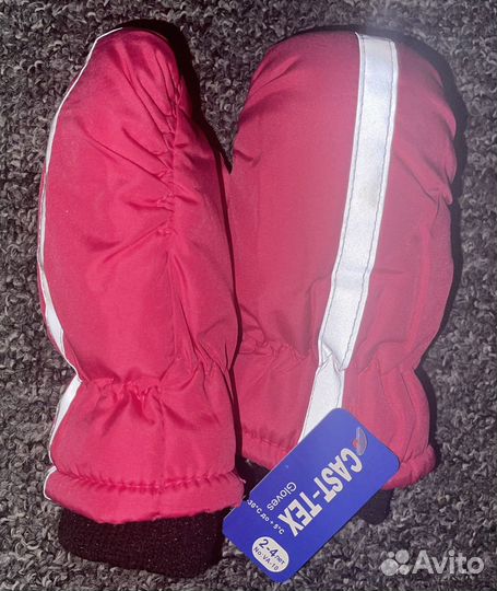 Варежки детские непромокаемые новые