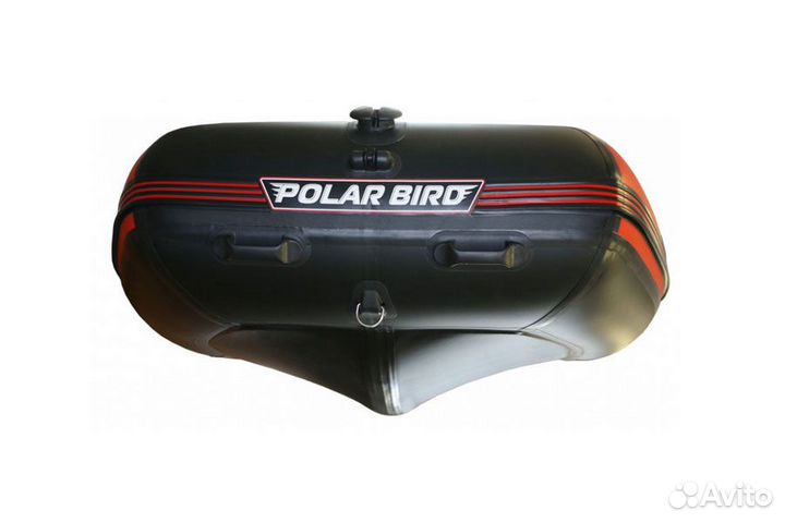 Лодка Polar Bird 450E стеклокомпозит; красная