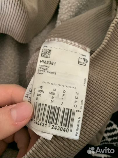 Толстовка мужская reebok