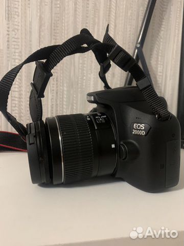 Зеркальный фотоаппарат canon eos 2000d объявление продам