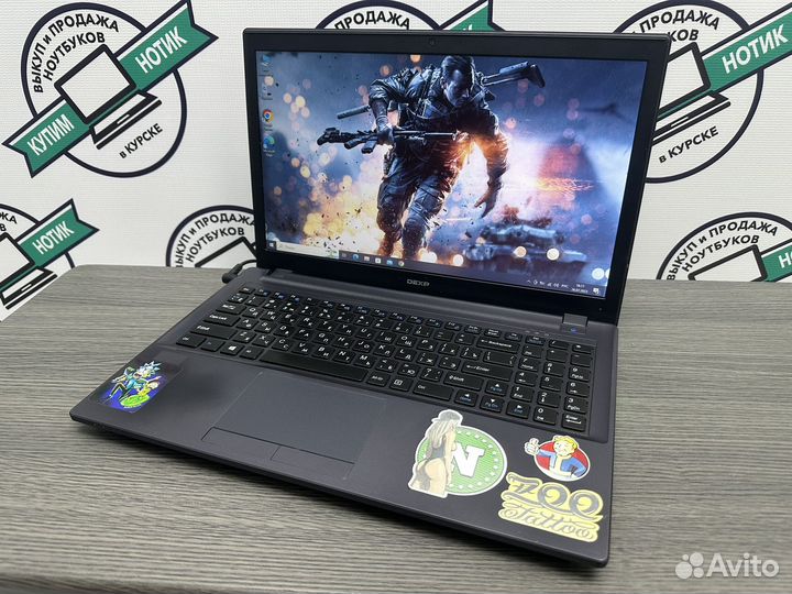 Мощный игровой DNS Core i5-4210M 8Gb GeForce GT940