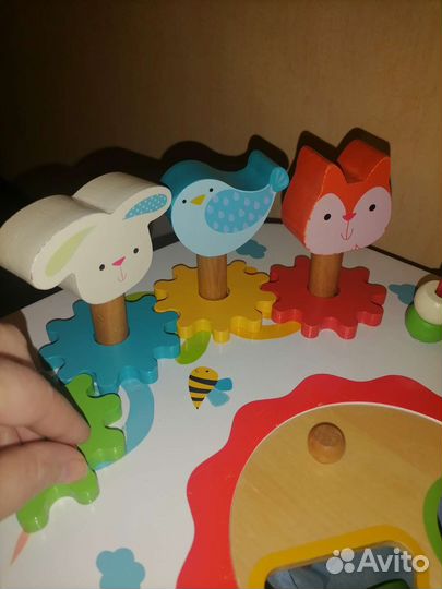 ELC Игровой развивающий центр Деревянный, бизиборд