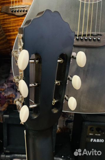 Акустическая Гитара + Чехол (Широкий гриф)