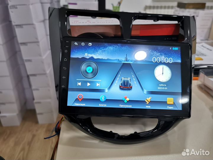 Магнитола андроид 1-16 9 дюйм qled Hyundai Solaris