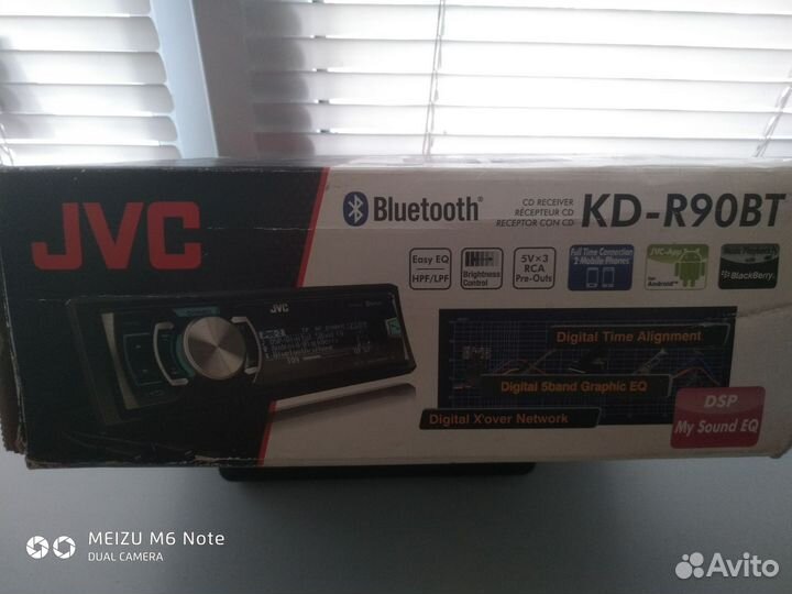 Автомагнитола jvc kd-r90bt